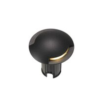 Luc 3W 8V~26V AC / DC Two-Way LED Inground Uplighter Black / Warm White - LUC.G23-BK83-826