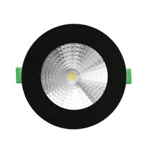 Nova 10W COB Dimmable LED Downlight Black / Tri-Colour - NOVACOB01 + NOVADBLK