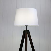 Trevi Floor Lamp With White Shade - OL81160