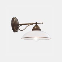Country Curve Wall Light With Straight Arm - 082.14.OV