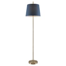 Dior Floor Lamp Antique Brass / Blue - Dior FL-BLAB