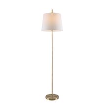 Dior Floor Lamp Antique Brass / White - Dior FL-WHAB