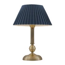 Marie Table Lamp Antique Brass / Blue - Marie TL-BLAB