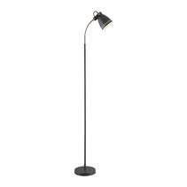 Nova Adjustable Metal Floor Lamp Dark Grey - NOVA FL-DGY