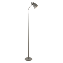 Nova Adjustable Metal Floor Lamp Grey - Nova FL-GY