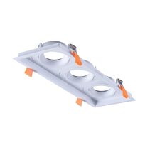 Cell Frame S3 Light Slotter To Suit Cell Downlight Module Series White - 27070
