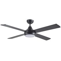 Link 48" AC Ceiling Fan With 15W LED & Wall Control Matt Black / Tri-Colour - FSL1243M