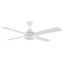 Link 48" AC Ceiling Fan With 15W LED & Wall Control White / Tri-Colour - FSL1243W