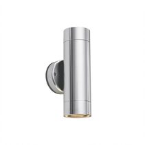 Piazza 6W 24V DC Up & Down Wall Pillar Light Stainless Steel / Warm White - LS741A-G522-LED-3H6MEDSS