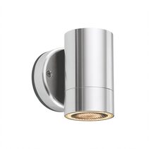 Portico 3W 24V DC Single Fixed Wall Pillar Light Stainless Steel / Warm White - LS731A-G521-LED-3H6MEDSS