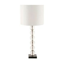 Chanel 1 Light Table Lamp Black / Gold / White - 11759