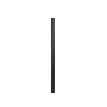 1 Meter 60mm PVC Pole Black - BZ-POLE60-1BL