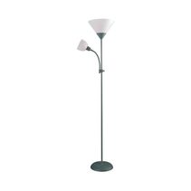 Georgia 2 Light Mother and Child Floor Lamp Grey - LL-0013GR
