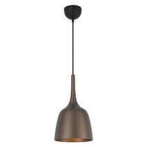 Polk 1 Light Pendant Small Brushed Bronze - POLK PE20-BZB