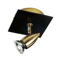 Den 1 Light GU10 Spotlight Antique Brass - SL57380/1AB