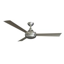 Donaire 52" AC Ceiling Fan With 16W LED & Without Light Brushed Stainless - DA-BS