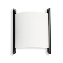 Nordica 8W LED Wall Light Black / Warm White - WL1273-BL