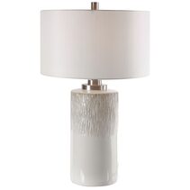 Georgios Cylinder Table Lamp Textured Beige - 26354-1
