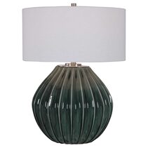 Rhonwen Table Lamp Green - 26385-1