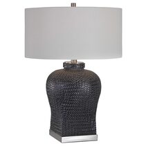 Akello Table Lamp Dark Charcoal - 26386-1