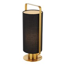 Orwel Table Lamp Black / Antique Gold - ORWEL TL-BKAG