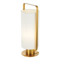 Orwel Table Lamp Ivory / Antique Gold - ORWEL TL-IVAG