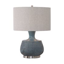 Hearst Table Lamp Blue Glaze - 27925-1