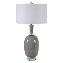Leanne Table Lamp Light Grey - 28279