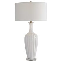 Strauss Table Lamp Gloss White - 28374-1