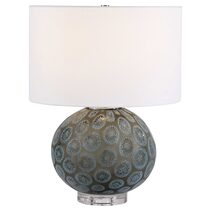Agate Slice Table Lamp Charcoal - 28434-1
