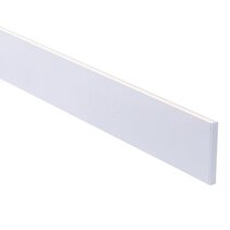 Suspended 1 Meter 10x89mm Aluminium LED Profile White - HV9693-1089-WHT