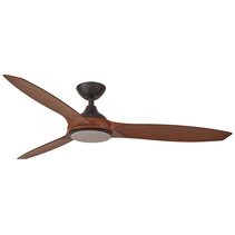 Newport 56" DC Ceiling Fan With 18W LED Old Bronze / Tri-Colour - MNF1433OWR