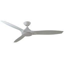 Newport 56" DC Ceiling Fan With 18W LED Satin White / Tri-Colour - MNF1433WWR