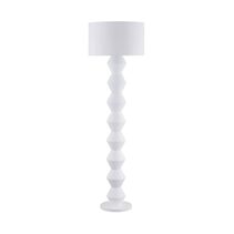 Abstract 1 Light Floor Lamp White - B12283