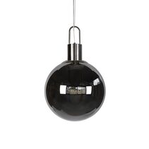 Claire 1 Light Pendant Large Smoke / Nickel - CLAIRE 40 NK
