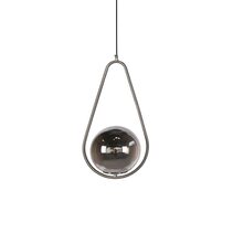 Lucy 1 Light Triangle Pendant Nickel - LUCY TRIANGLE NK