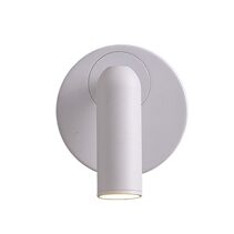 Bean 3W LED Wall Light with Switch White / Warm White - BEAN ROUND WH