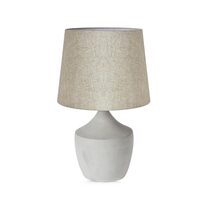CEO 1 Light Table Lamp Cement / Linen - ML-CEO5T