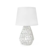Rope 1 Light Table Lamp Small White - ML806 STL