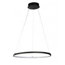 Ring Circle Design 30W LED Pendant Black / Warm White - MYFAIR-60 BLK