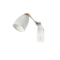 Watchman 1 Light Wall Light with Switch White - WATCHMAN WL WH