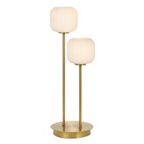 Bobo 2 Light 6W LED Table Lamp Antique Gold / Warm White - BOBO TL2-AGOM