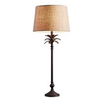 Casablanca Table Lamp Bronze With Shade - ELANK49168ANT
