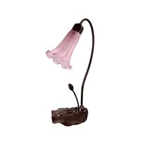 Tiffany Single Lily Table Lamp Purple - TLA1-001/PB