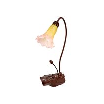 Tiffany Single Lily Table Lamp Sunshine / Blush - TLA1-001/SU