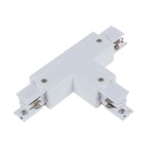 Track 3 Circuit 4 Wire T-Piece Left Connector White - TRK3WHCON4L1