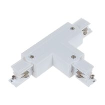 Track 3 Circuit 4 Wire T-Piece Right Connector White - TRK3WHCON4R2