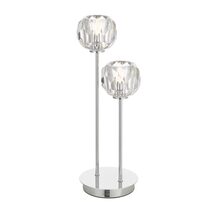 Zaha 2 Light 6W LED Table Lamp Chrome / Warm White  - ZAHA TL2-CHCR