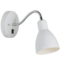 Cyclone Wall Lamp With Switch White - 72991001