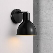 Pop 240V E27 Wall Light Black - 45841003